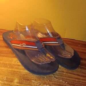 Hollister mens flip flops 11